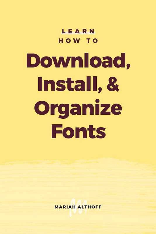 Fonts are one of the most important tools in any designer’s toolkit. The right typeface can completely change the look and feel of a project, so today I’m going to walk you through how to download, install, and organize your commercial free fonts.