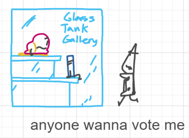 A panel from You're In Danger, Boy, episode seven of the Board Boards object show by Furretwalk/WalkingFurret.