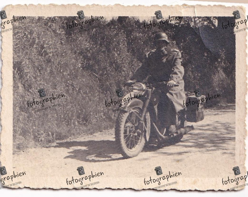 org. Foto 2. Weltkrieg Deutschland Kfz Motorrad Krad (2)