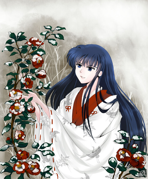 Hình vẽ Kikyou, Kagome, Sango bộ Inuyasha 55064879_p0