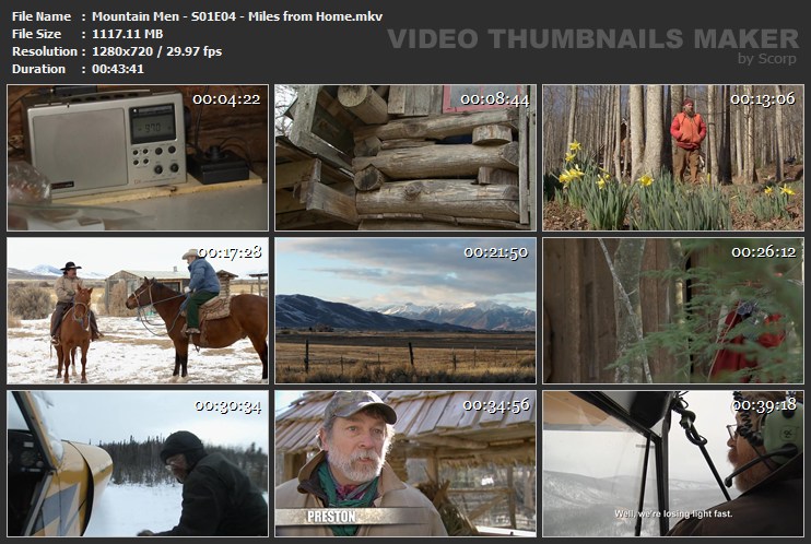 Mountain Men - S01E04 - Miles from Home.mkv