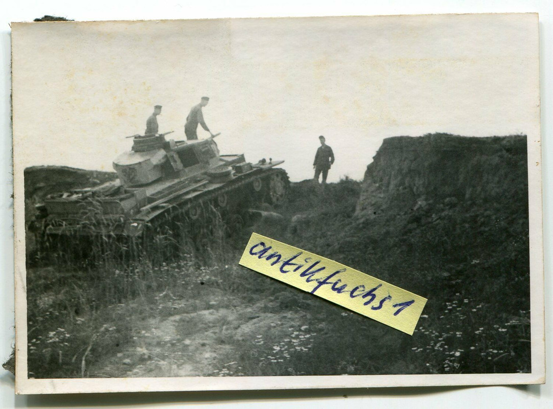 Deutscher Panzer beim Einsatz in Rußland an der Ost-Front