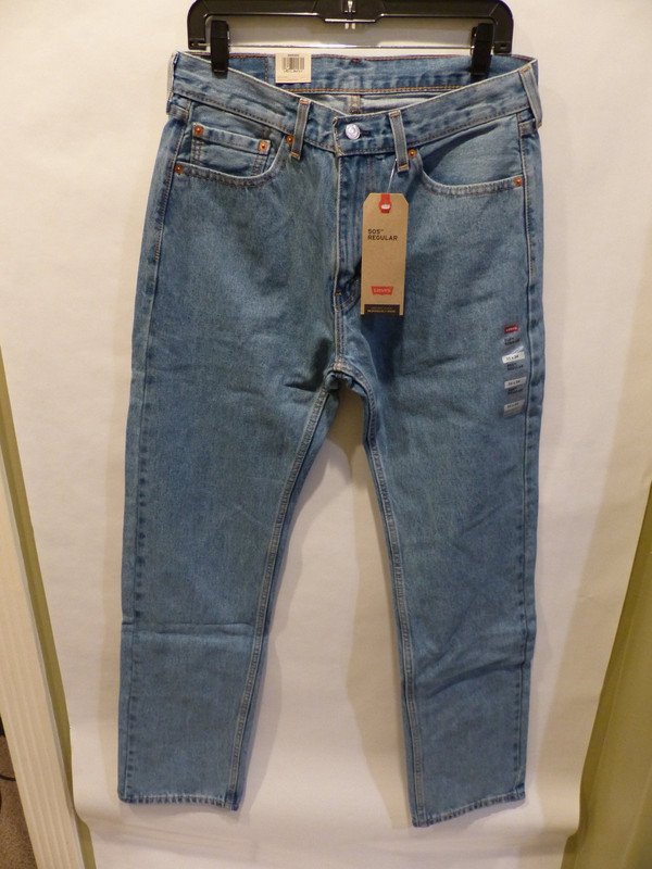 LEVI'S 505 REGULAR JEANS MENS SIZE 33X34 00505-4834