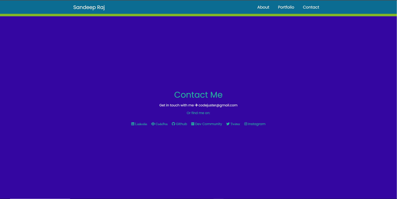 Responsive Portfolio Website Using Html And Css 