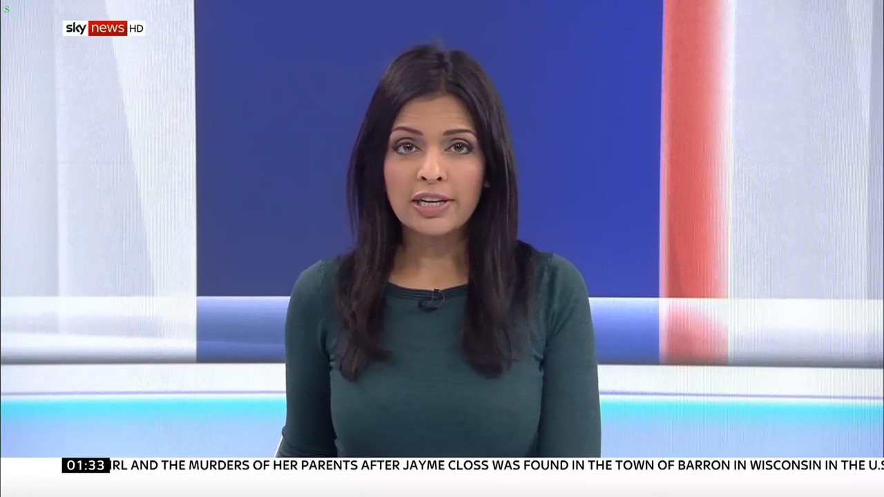 12 January - 01.00.00 - Sky News. News reports on the big storie