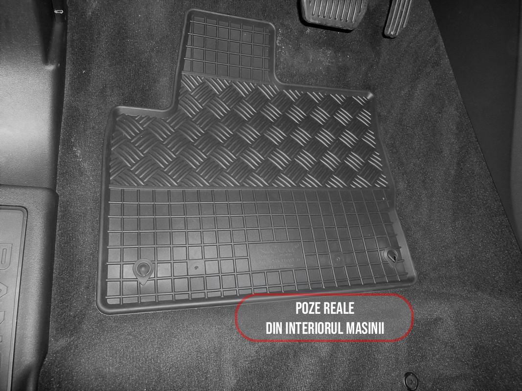 Set 4 covorase Land Rover Range Rover Evoque 2011-2019, din cauciuc 100%, compatibile cu autoturismul LAND ROVER