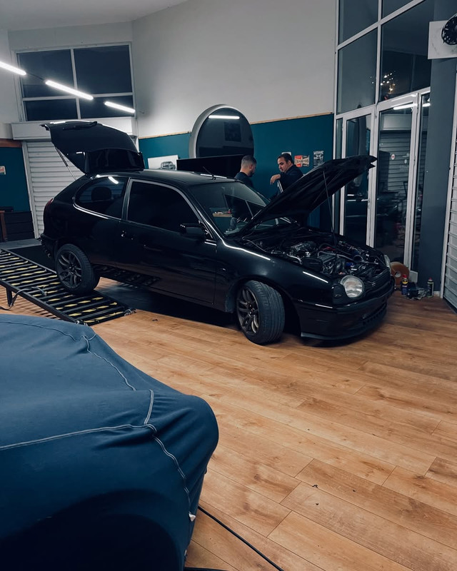 Toyota Corolla 4E-FTE forged turbo engine MaxxECU Mini installation