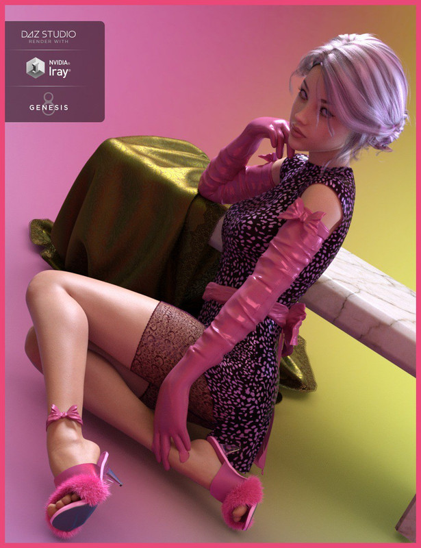 d Force Hanoi Fashion Outfit for Genesis 8 Female s