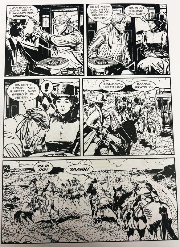 No proximo Speciale Tex Willer desenhado por Mario Atzori regressam Kate Warne e Kit Carson 9