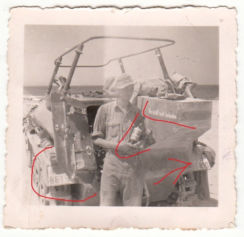 Soldat SPW Spähpanzerwagen TANK DAK Afrika Tunes