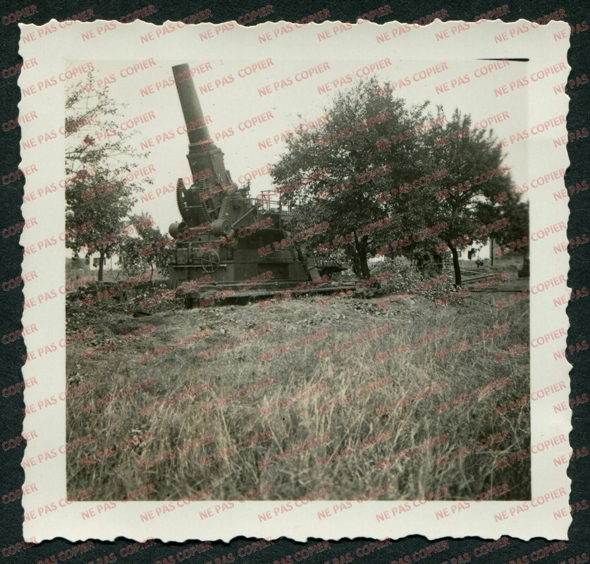 42cm Gamma Mörser (E) Maginot-Linie Puttelange Saarlücke Sewastopol Geschütz