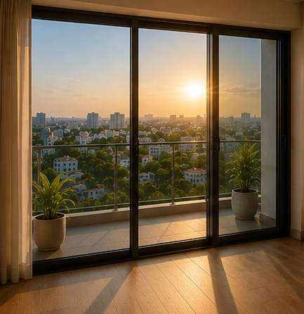 Balcony Heat Reduction Window Film
