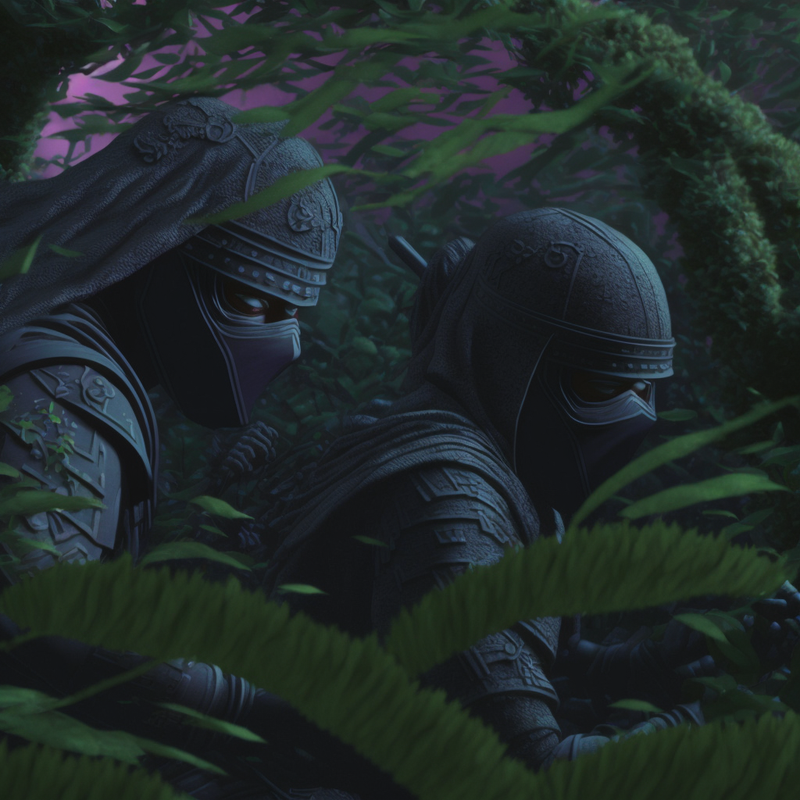 callingalltosee498-Ninjas-hiding-in-the-bushes-ultra-detailed-n-8aec1c3c-e53b-4860-8beb-61523c5554fa.png