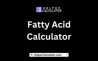 Fatty Acid Calculator