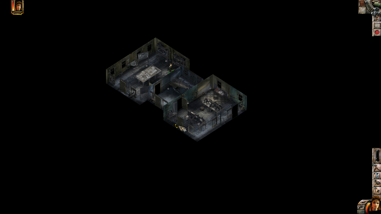 interior black door