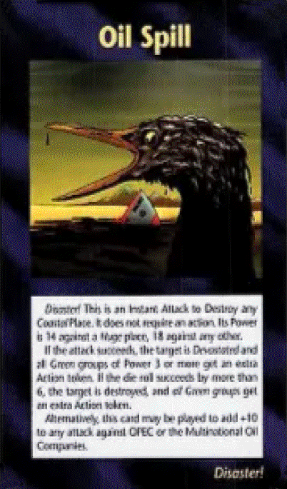 Oil Spill card