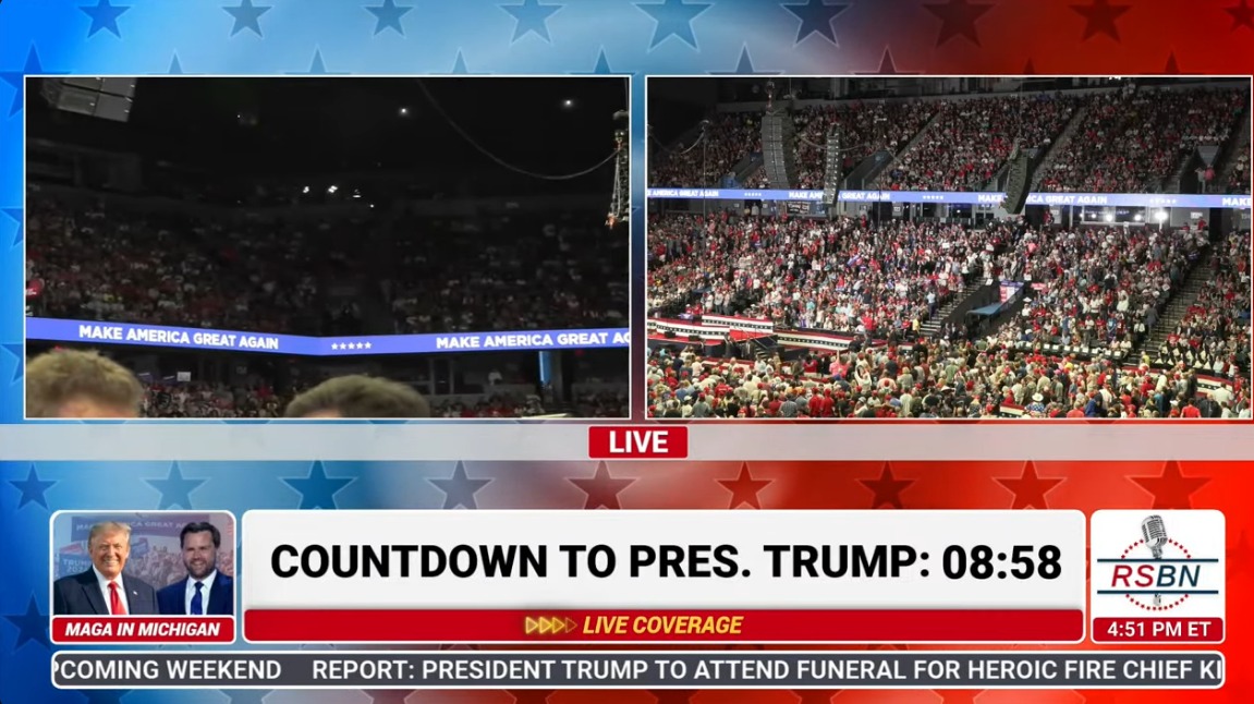 LIVE: PRESIDENT TRUMP AND JD VANCE HOLD MAJOR RALLY IN GRAND RAPIDS ...