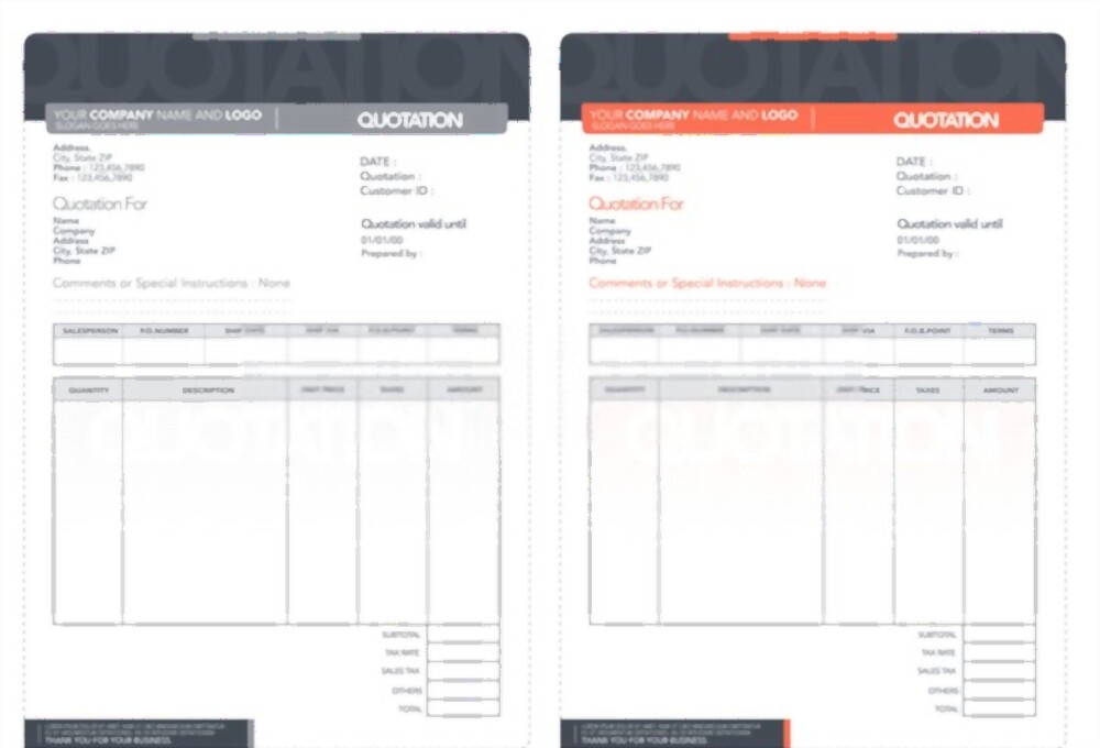 Carbonless Order Forms