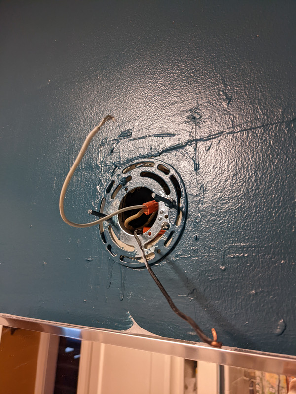 Replacing vanity light HomeImprovement