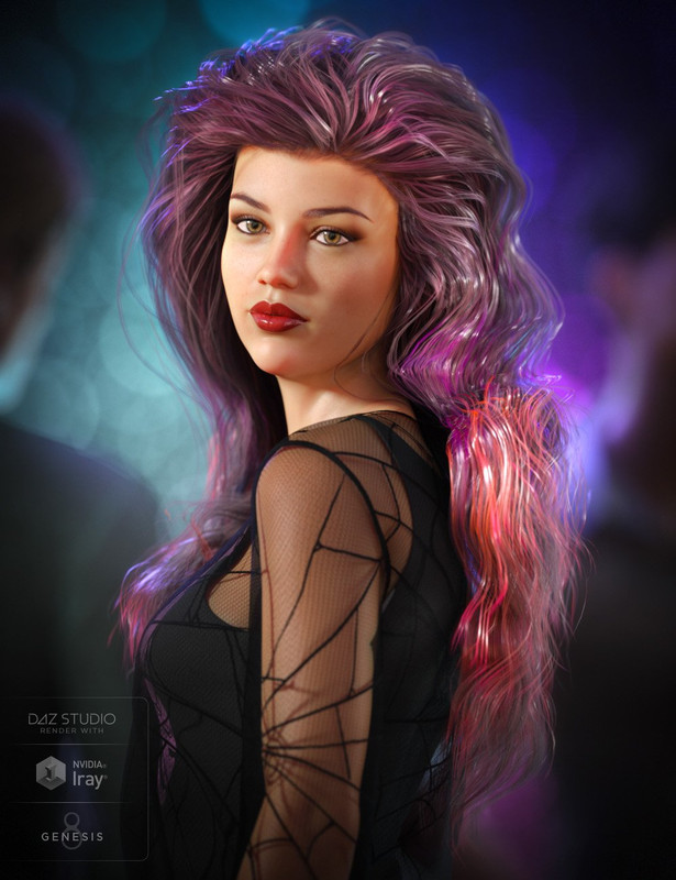 Charli Hair for Genesis 3 and Genesis 8 Female(s) Charli Hair for Genesis 3 and Genesis 8 Female(s)