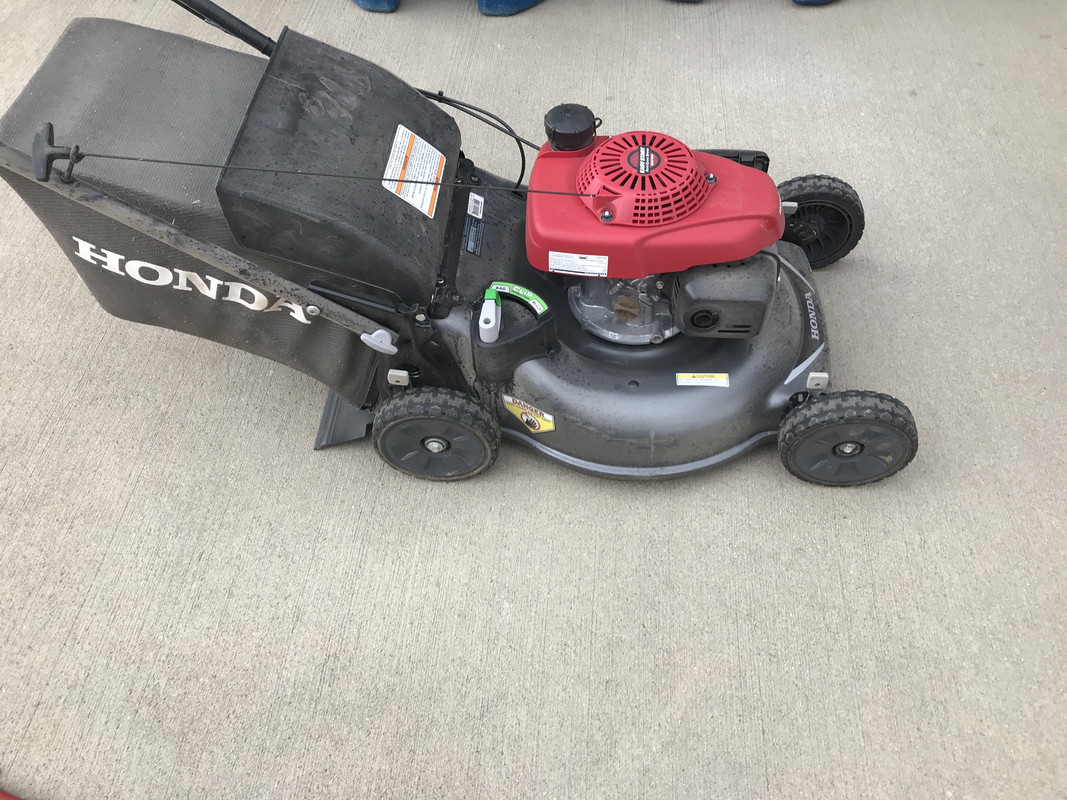 Honda push mower non self propelled deals
