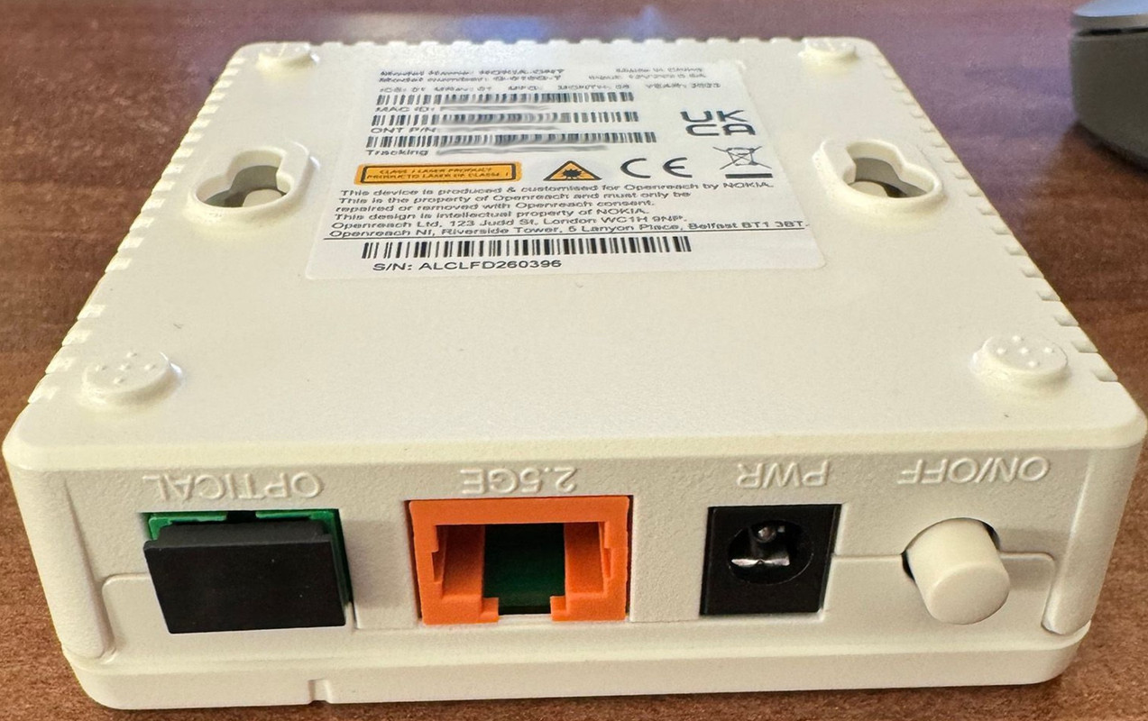 Orange Port for the 2.5Gb version