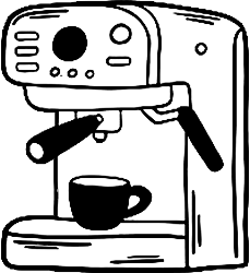 Espresso Machine (Colored)