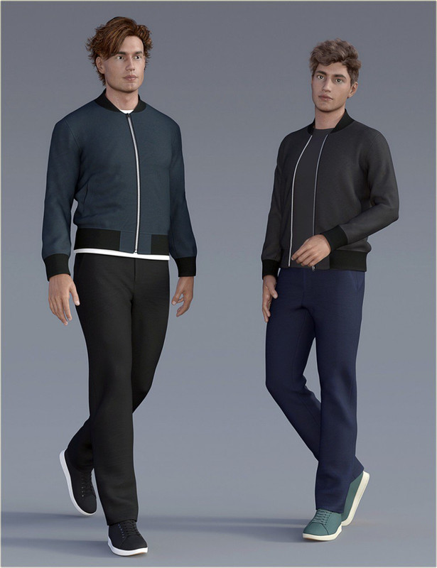 hc dforce basic jacket outfit for genesis 8 males 00 main daz3d