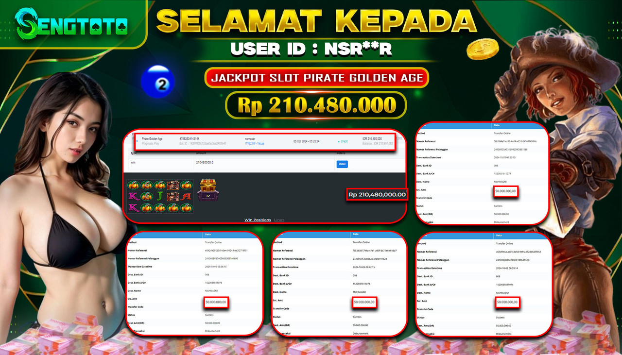 BUKTI PEMBAYARAN SLOT PIRATE GOLDEN AGE