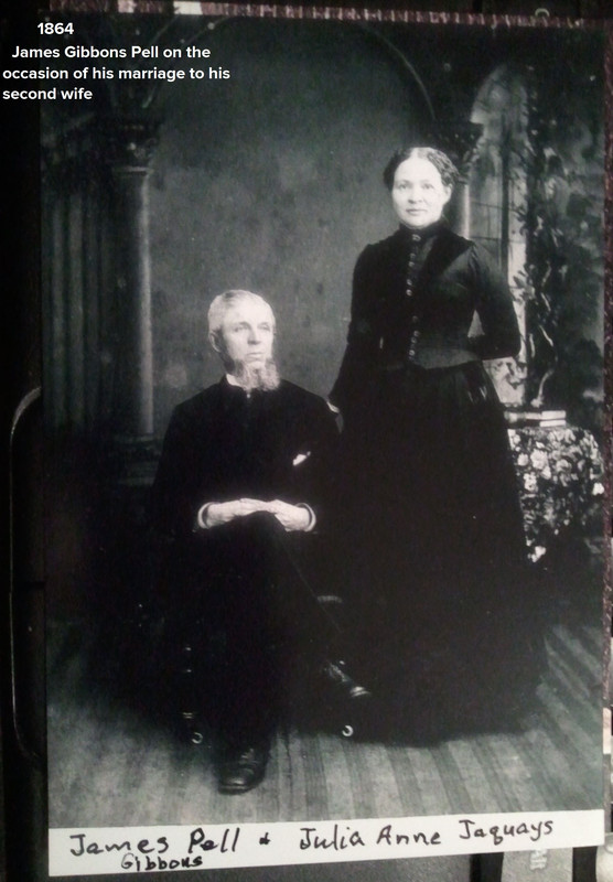 James Gibbons Pell and wife Julia Anne Jaquays-1860