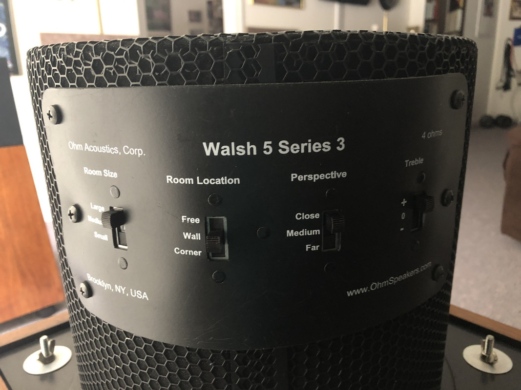Ohm Walsh %XXX level adjustments