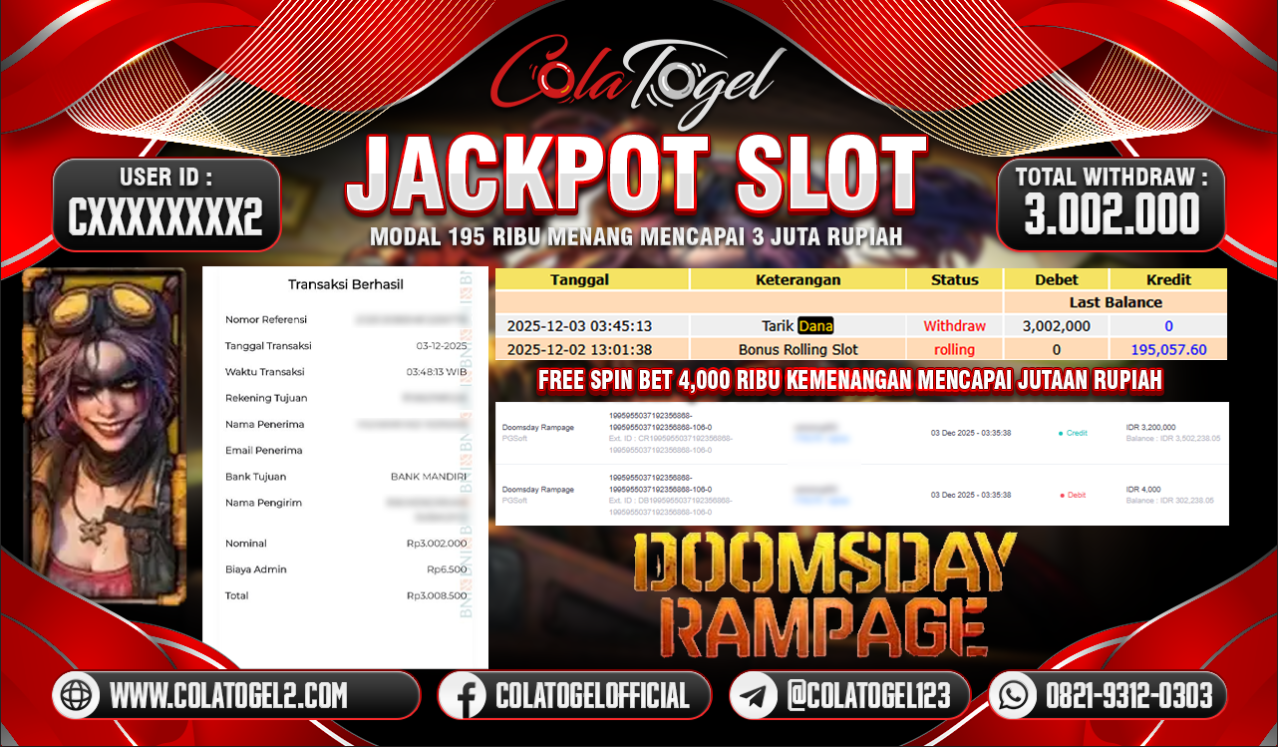 JACKPOT SLOT GACOR!!