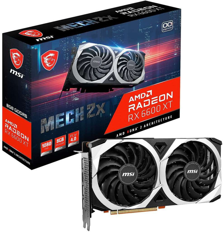 Amazon: Tarjeta de video Rx 6600 xt MECH 2X 