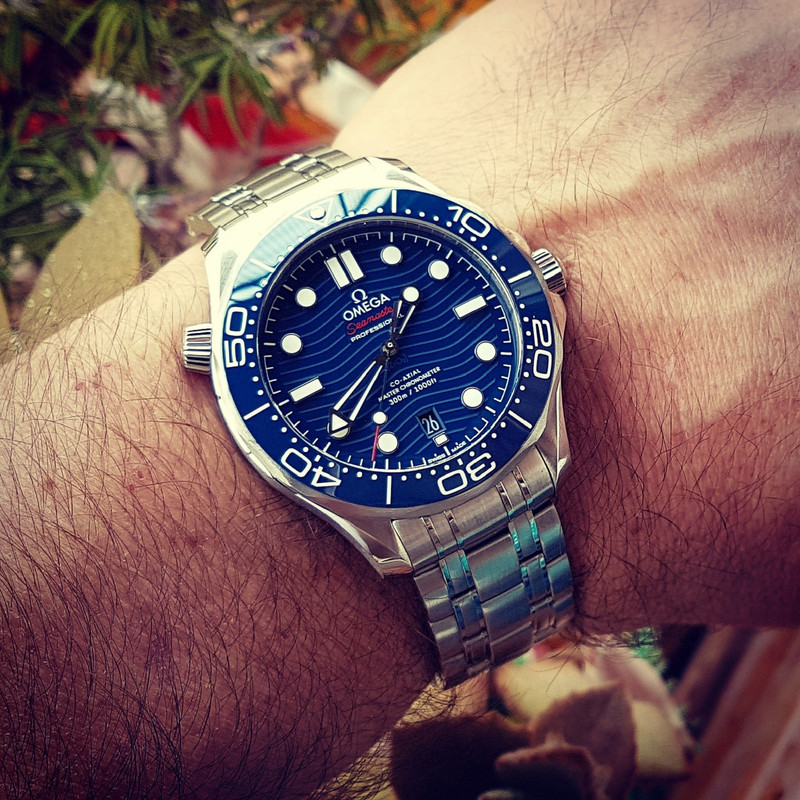 Ω Seamaster Professional Diver 300M Co-Axial Master Chronometer 42mm Cal. 8800 Blue (1)