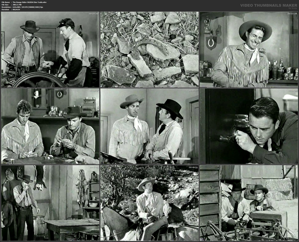 The Range Rider S02E04 Dim Trails.mkv