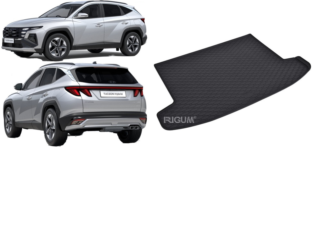 Tavita auto HYUNDAI Tucson MHEV 2021-prezent, protectie portbagaj, Cri-Flo, din cauciuc 100%, compatibil cu autoturismul HYUNDAI Tucson MHEV