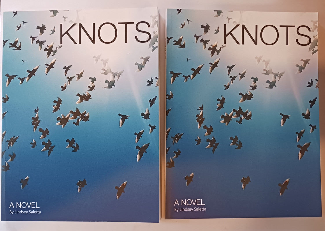 Image for KNOTS, A Novel by Lindsey Saletta. THREE IDENTICAL COPIES ALL SIGNED BY AUTHOR/ARTIST. The Saletta Collective, 2016.