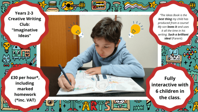 II Course 1 club45rao - Creative Writing  Kids' Interactive Book-writing Workshop