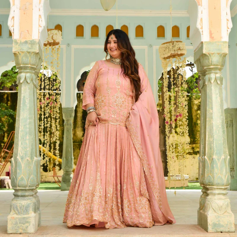 Light Pink Lehanga Set Lavina SCL 1917