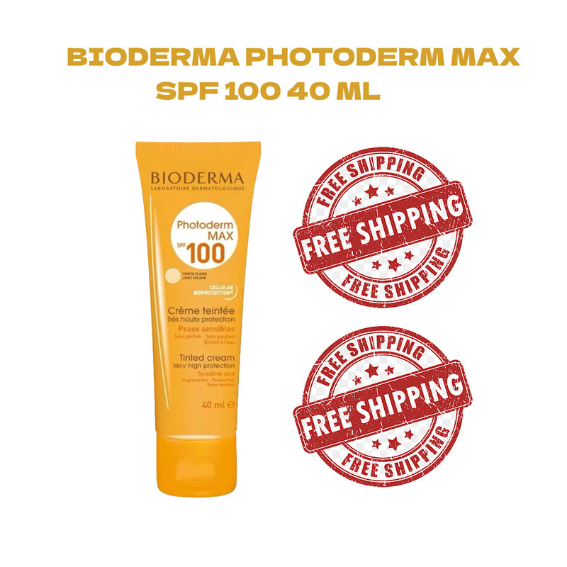 Bioderma Photoderm MAX SPF 100 Sunscreen UV Sunblock Cream 40ml FREE Shipping