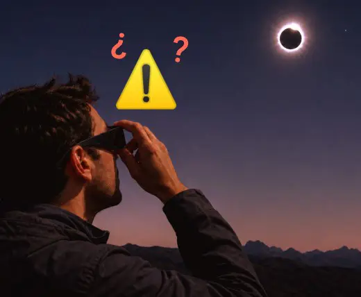 Aviso sobre gafas de eclipse solar retiradas en 2026