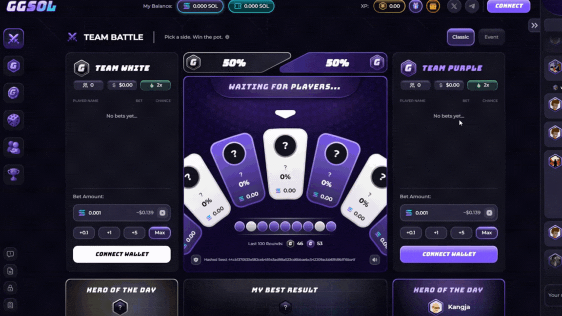 GGSOL Games