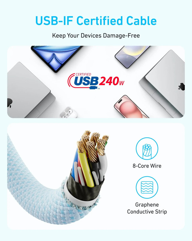 Dual USB-C + USB-A Outputs