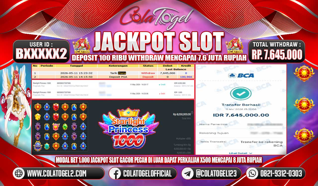 JACKPOT SLOT GACOR!!
