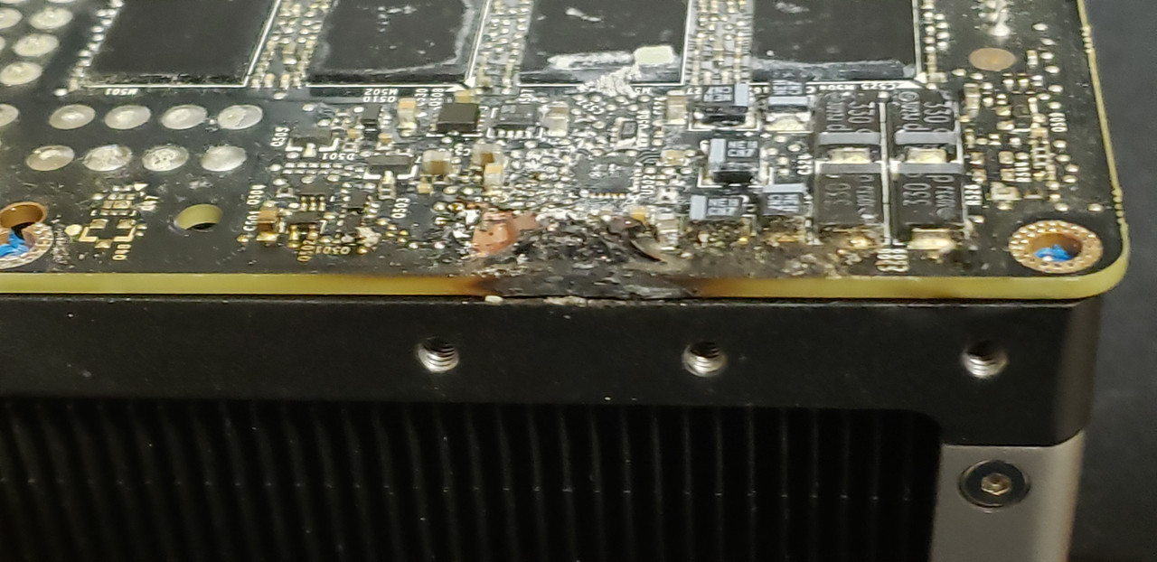 GPU Smokes and Sparks : r/buildapc