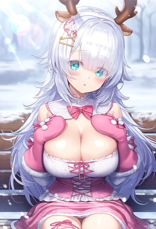 1girl, ks (xephyrks), ohlia, {kobayashi ritz}, reoen, [[liduke]],{{{{mittens, sn s-251709910