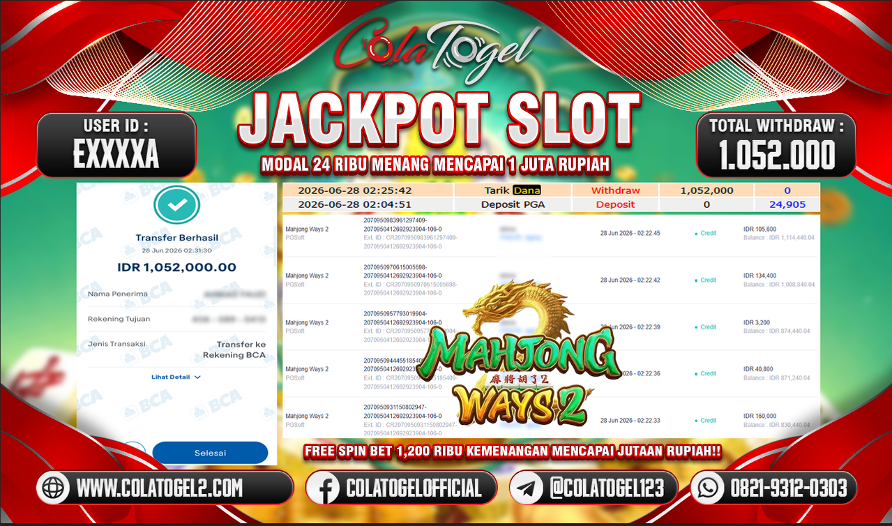 JACKPOT SLOT GACOR!!