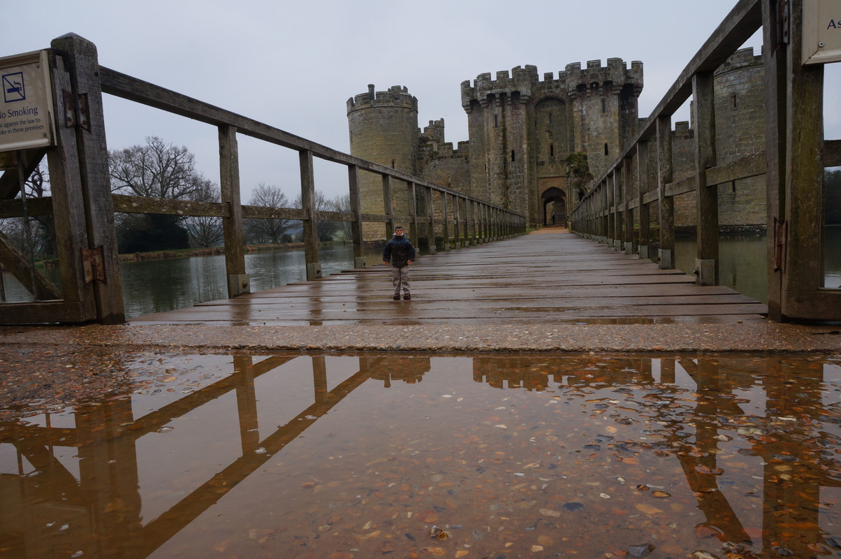 Action Man at Bodiam Castle 2016. DSC01311