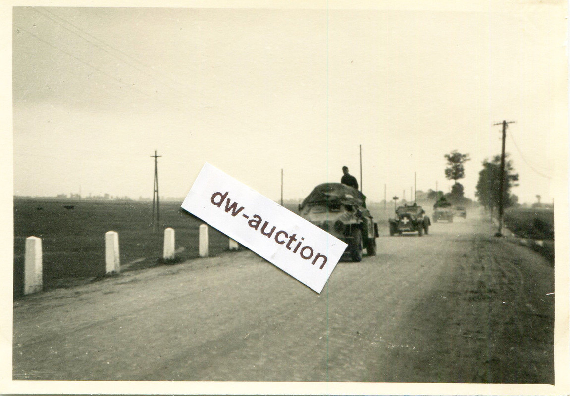 Polen 1939 , Panzer Spähwagen vor Staszow