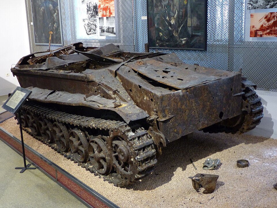 Borgward IV - Versión C Sd.Kfz 301 en el Museo de Historia Militar de Viena - encontrado en 2010 durante las excavaciones en el recinto de la estación Südbahnhof de Viena